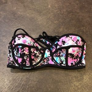 Bandeau Swim Top (with straps)